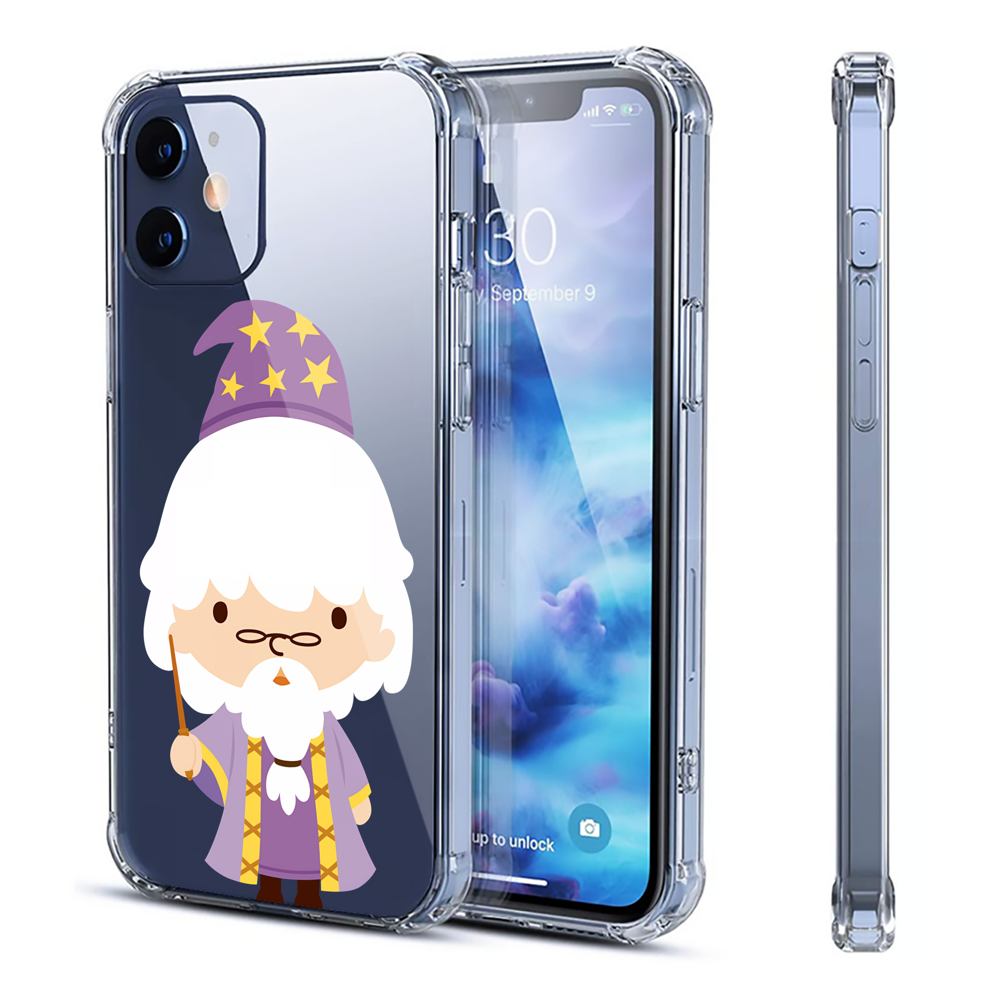 （画像用） Harry Potter ハリー・ポッターシリーズ 【iPhone 12シリーズ対応】透明スマホケース（クリアソフトケース）